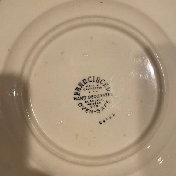 Franciscan‎ Desert Rose 8 Hand Decorated Vintage Plate USA - Picture 2 of 3